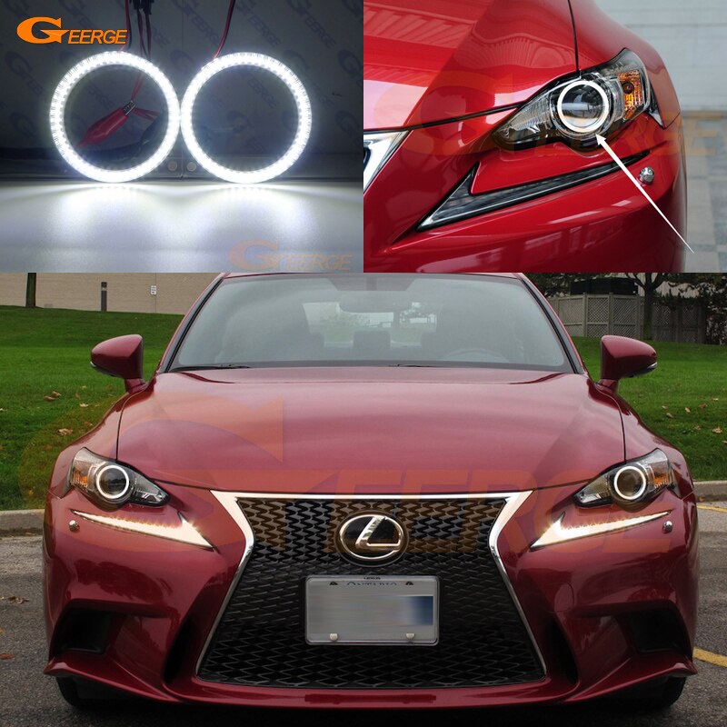 Ʈ Ʈ SMD LED õ  halo rings Day Light For LEXUS IS III IS350 IS250 300h ISF 2013 2014 2015 2016 ũ  Ʈ
